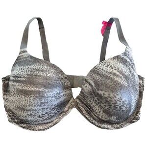 Maidenform Leopard Print Bra - Gray and Brown